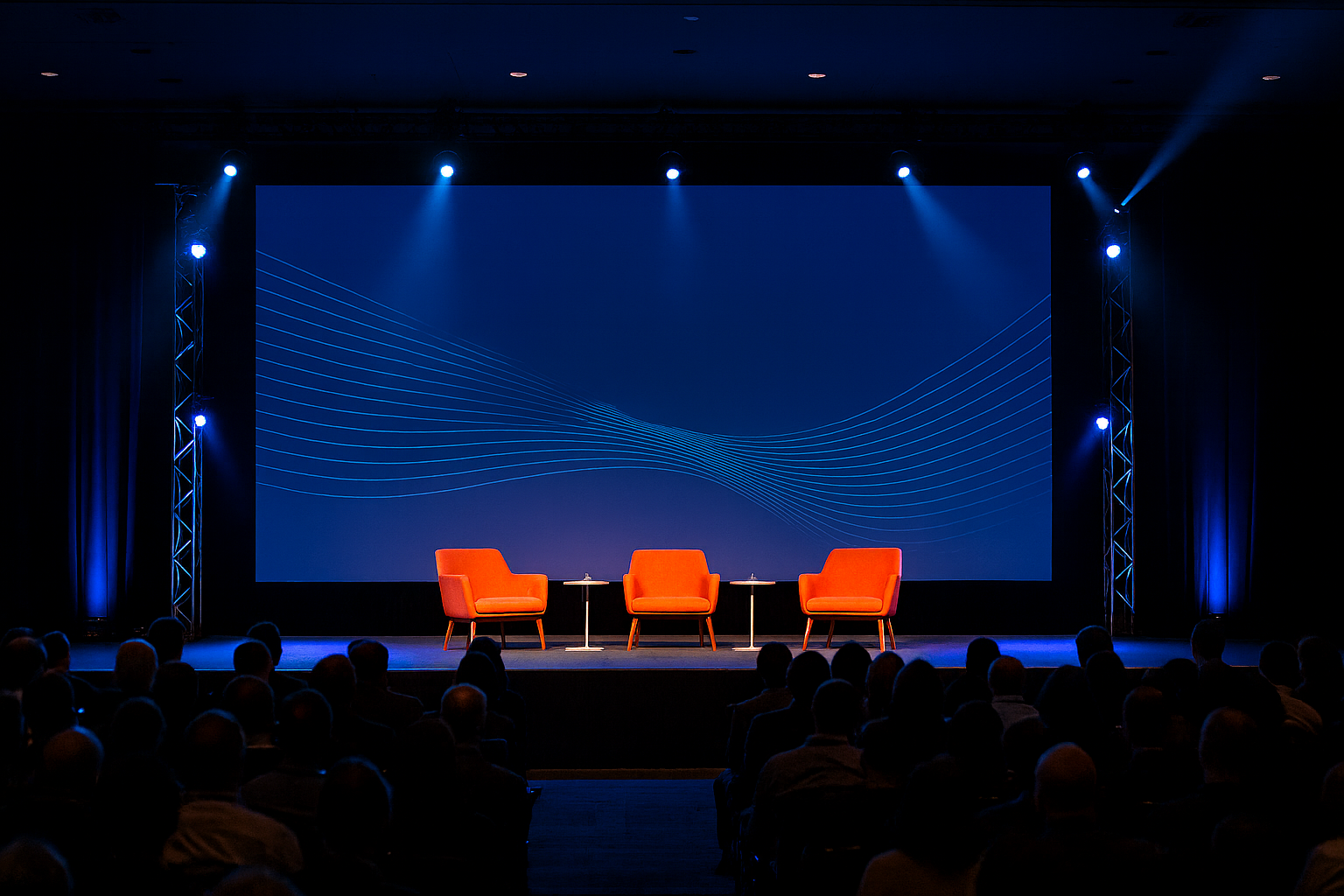 Corporate conference stage